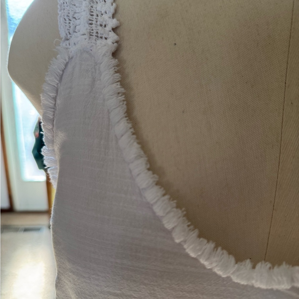 Cream Ruffled Camisole Top - Picture 2 of 3